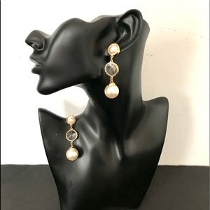 Vintage pearl earrings